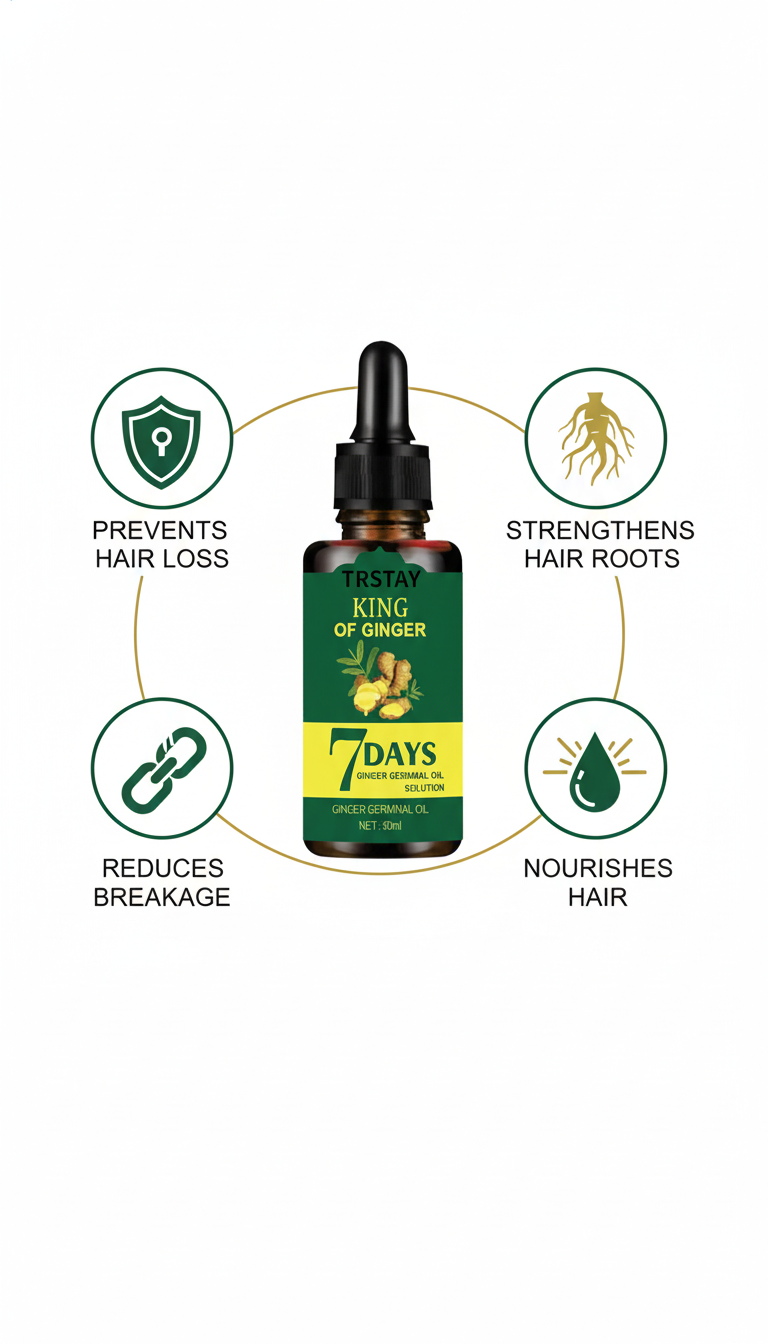 7 Day Ginger Germinal Oil Hair Nutrient Solution